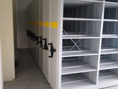 In August 2020, SIA "Viss veikaliem un warehouse" delivered and installed mobile archive shelves in Estonia.11
